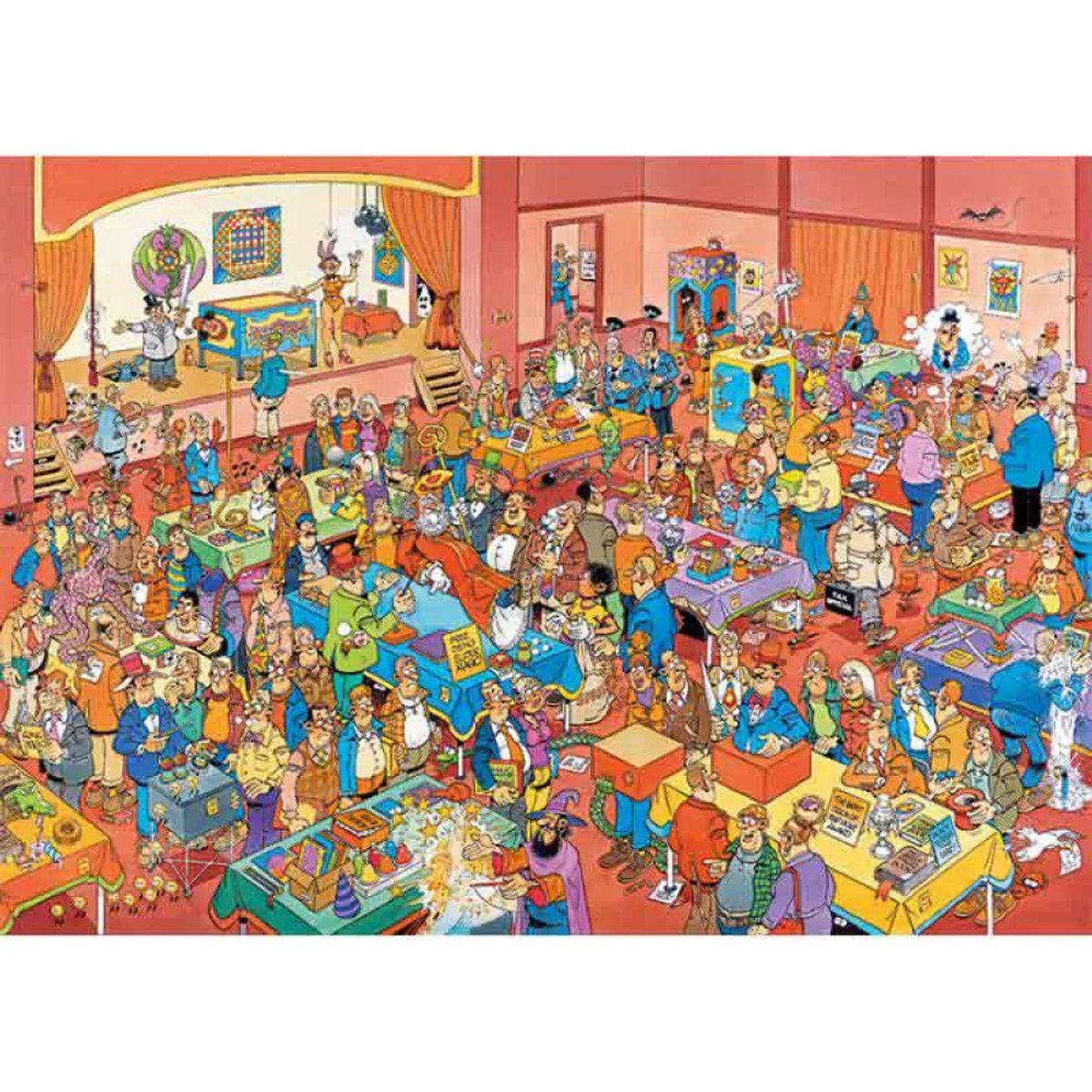 Jan van Haasteren - De Goochelbeurs - 1000 stukjes puzzel — afbeelding 14