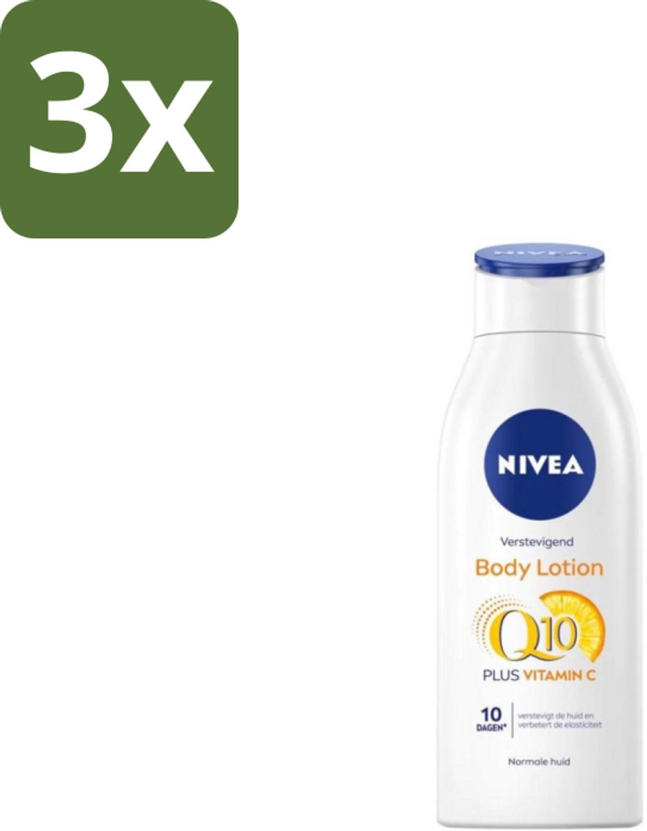 Nivea – Bodylotion – Q10 Plus Verstevigend – 400 ml - Bulkverpakking - 3 stuks