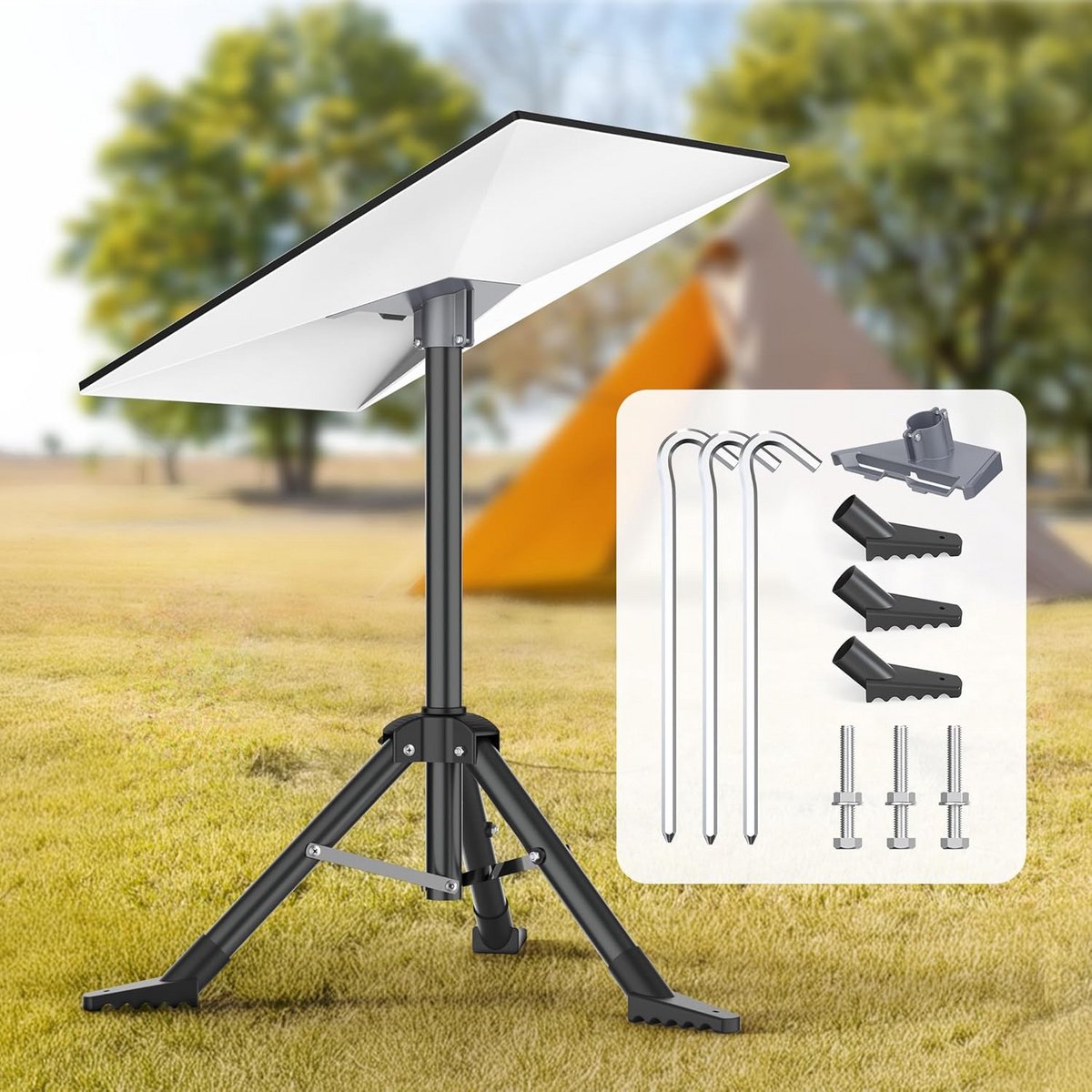 Draagbare Statief Standaard voor Starlink Gen 3/Mini: Ideaal voor Camping en RV Reizen
