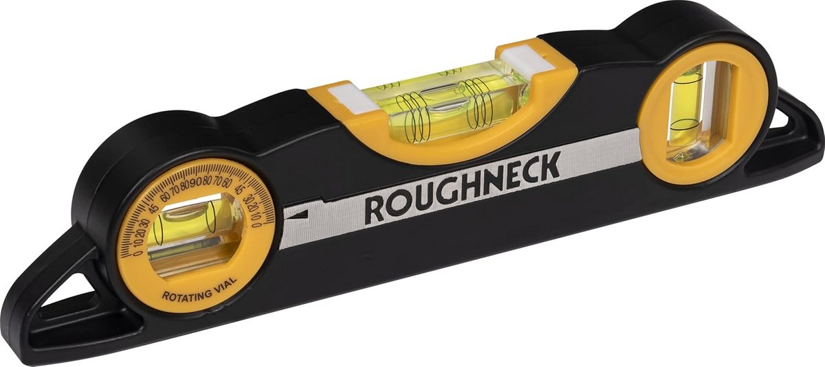 Magnetische Waterpas 225mm met Drie Weergaven voor Steigers en Precisiewerk