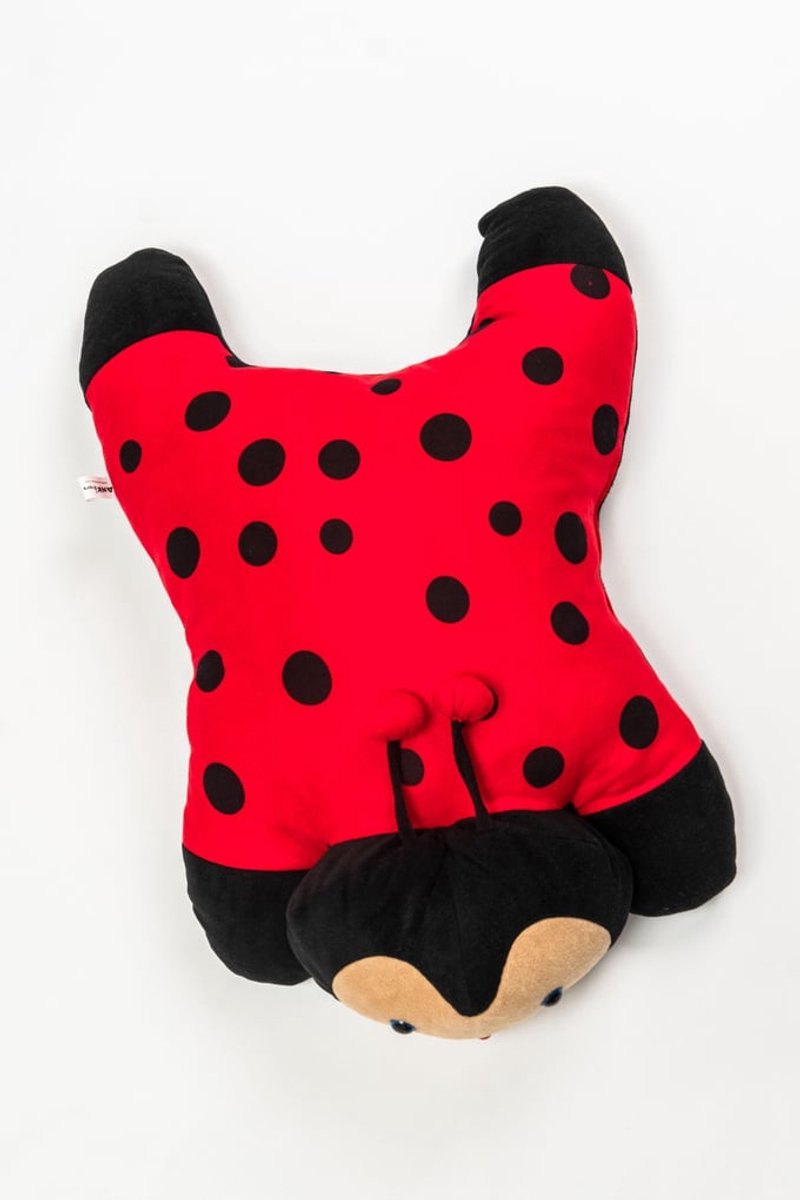 AnkiToys Schattig kussen Lieveheersbeestje – 75 × 42 × 15 cm