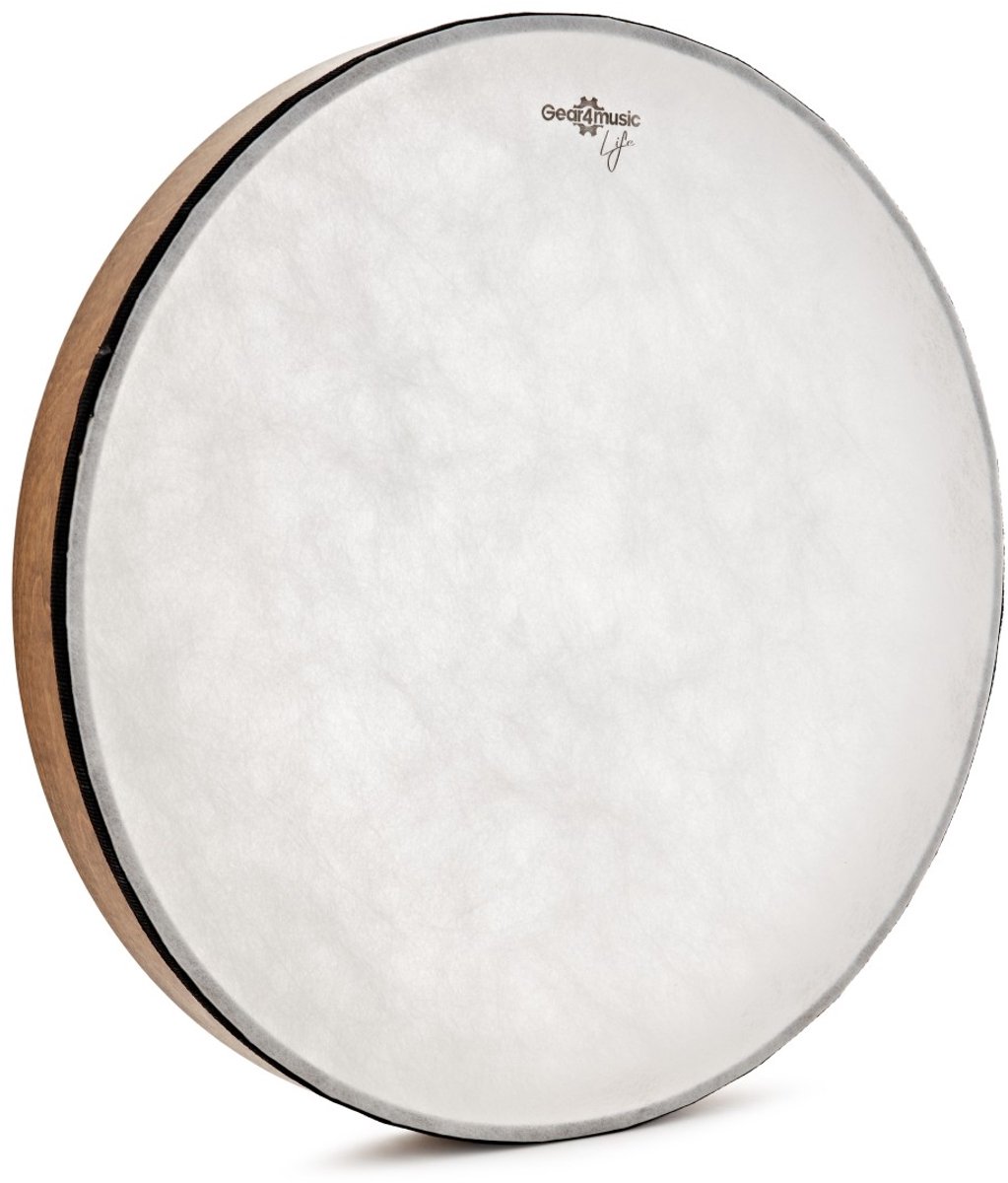 Gear4music Life handdrum 22 inch, geitenleren kop