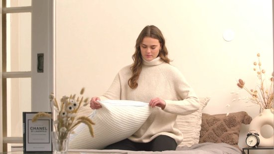 Ella Hoofdkussen Memory Foam - Kussen 50x70 CM - Afstelbaar Traagschuim voor Rug , buik- en zijslaper - Ergonomisch en Orthopedisch: Vermindert Nekklachten
