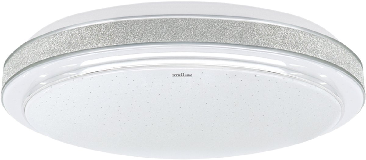 AGATA - LED Plafondlamp - 12W - 1450Lumen - Aanpasbare Kleur CCT - 3000k 4000k 6500k - Opbouw - Rond - Wit - 260 mm