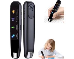 Vertaalpen - Scanvertaler - 112 Talen - Scannerpen voor Tekst - Spraakvertaling - Elektronisch Woordenboek - Vertaalapparaat - Draagbaar - Zwart