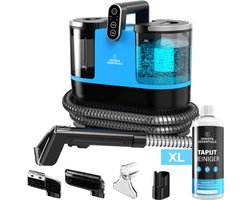 Innova Essentials 4-in-1 Tapijtreiniger - 1200W - Verwarmingsfunctie en zelfreinigend - Vlekkenreiniger - Reinigingsmachine voor bank, vloer, auto en tapijt - 4 Borstels / opzetstukken - Zetelreiniger inclusief Schoonmaakmiddel