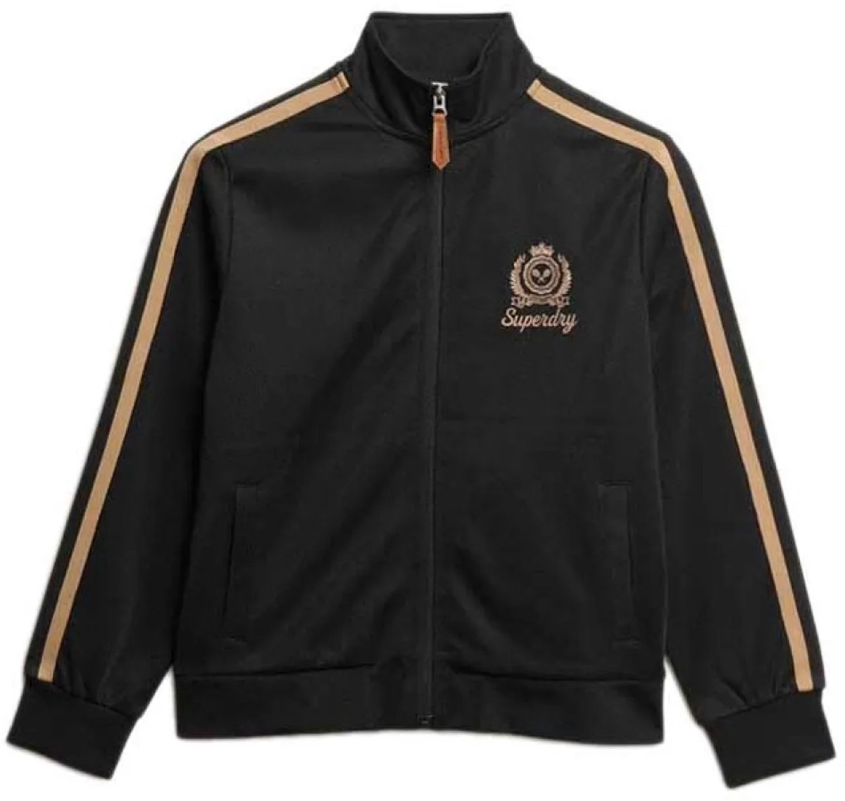 Superdry Country Club trainingsvest Dames Truien Zwart