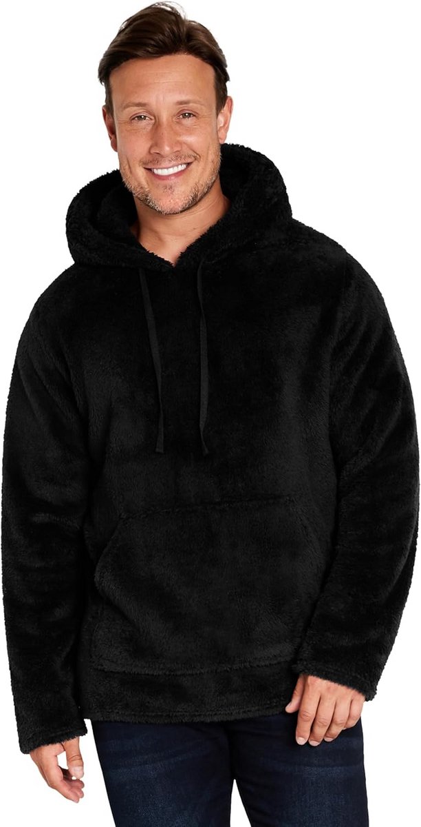 Superzachte Pluizige Hoodie Trui voor Heren en Tieners met Capuchon