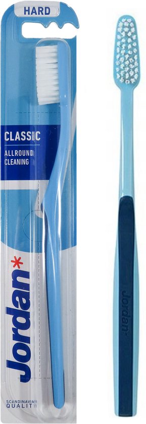 Jordan Classic Hard – Handtandenborstel – Harde Borstelharen – Diepe Reiniging