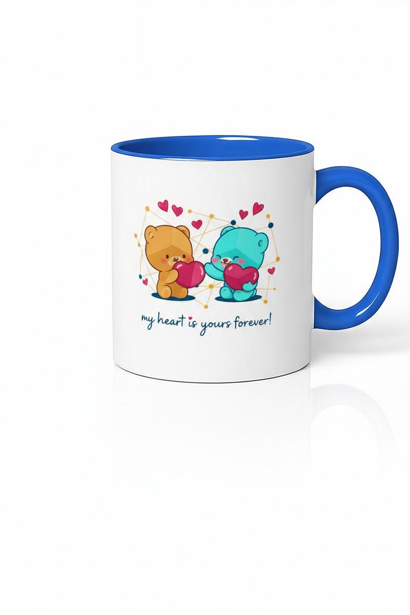 Mok Beren Liefde 'My Heart is Yours Forever!' - Romantisch Cadeau