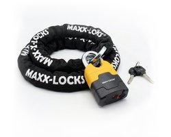Maxx-Locks Ohura ART 4 Motorslot / Scooterslot - Kettingslot met 12 mm Dikke Schakels - Art Gekeurd Slot voor Motor en Scooter & Brommer - 180 cm