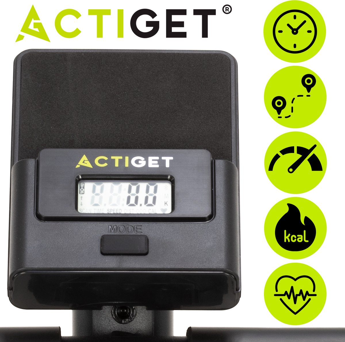 Springos Actiget® Hometrainer met 8 Weerstandsniveaus - afbeelding 2