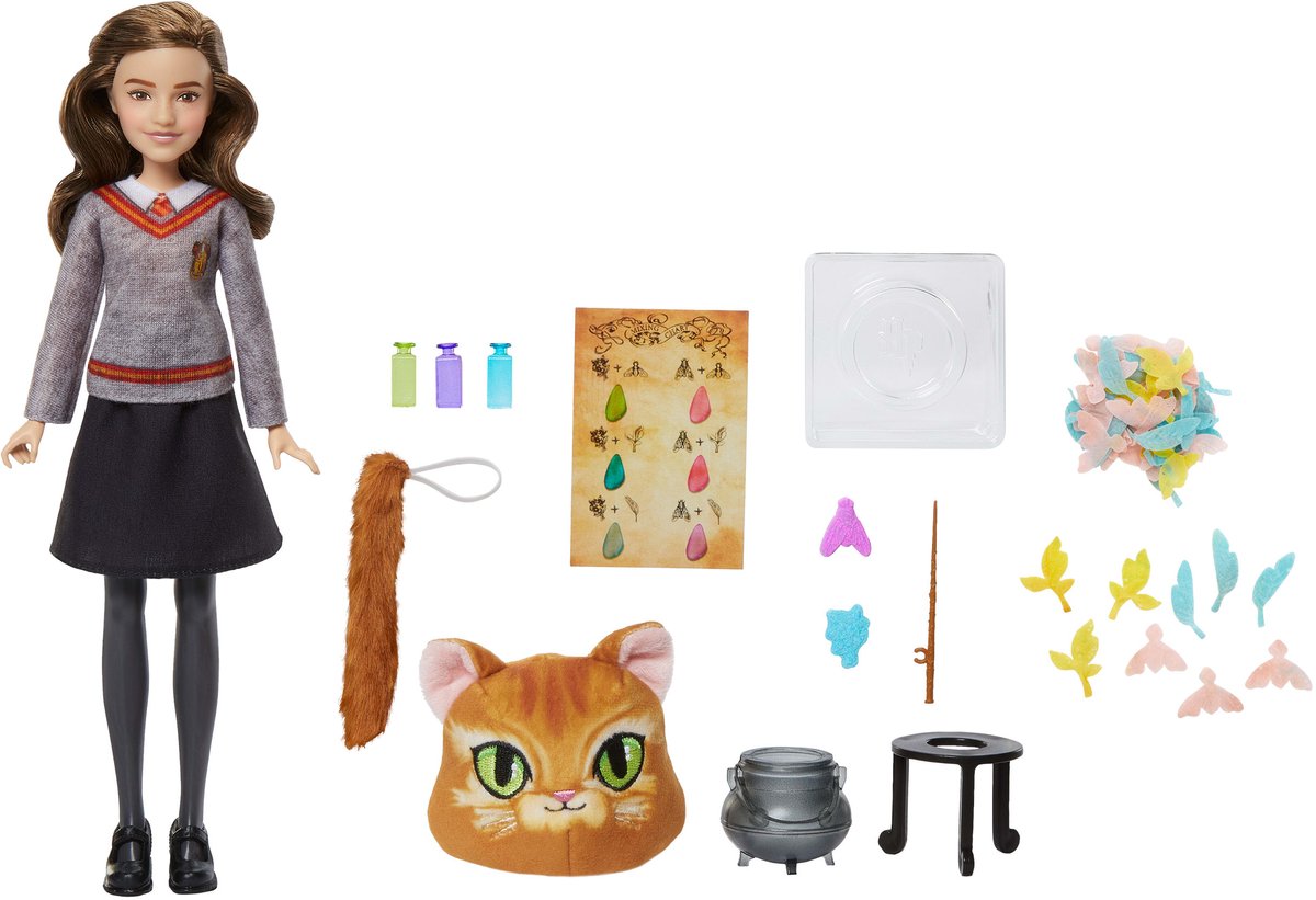 Harry Potter pop Hermione Granger Polyjuice Potion speelset magisch.