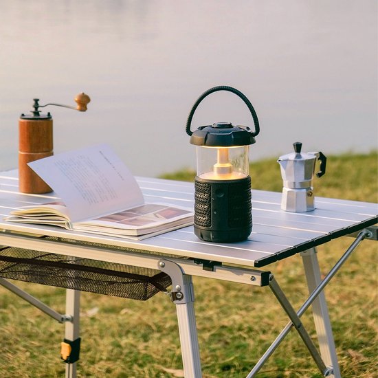 Froadp Zilver Aluminium Kampeertafel inklapbaar 90 x 52 cm, Kampeertafel Vouwtafel met verstelbare hoogte, Draagtas, Picknicktafel voor Kamperen, Tuin, Balkon van Froadp — afbeelding 4