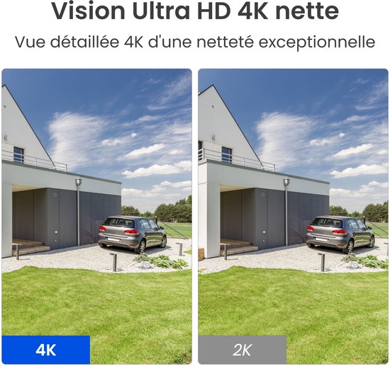 REOLINK CX820 ColorX PoE Beveiligingscamera, 4K UHD, Echt Kleuren Nachtzicht, F1.0 Super Diafragma, 1/1.8'' Beeldsensor, HDR-technologie, Persoons-/Voertuig-/Dierendetectie, Spotlicht & Sirene Alarm van Reolink — afbeelding 4