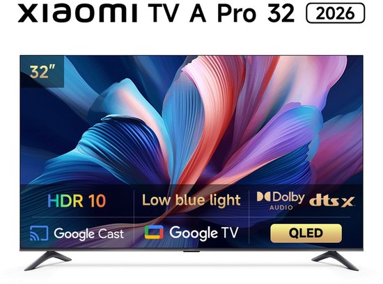 Xiaomi TV A Pro 2026 32 inch 4K QLED - Xiaomi - €189,00