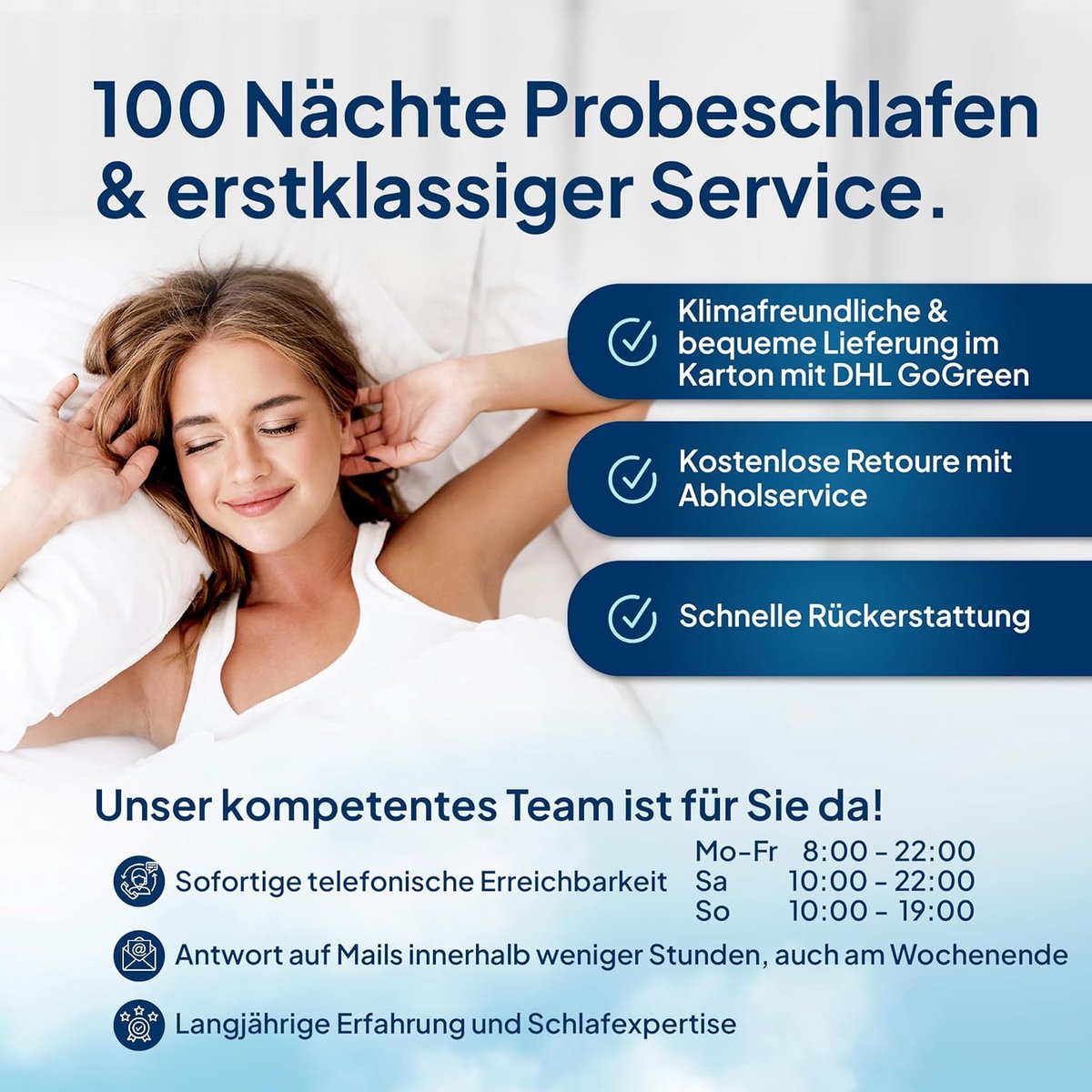 Gelschuim Matrastopper 80x200 cm 8 cm Hoog – 7 Zones Deluxe Drukverlagende Topper RG50 – Ademend & Antislip – Wasbare Lyocell Overtrek – Pauwhome