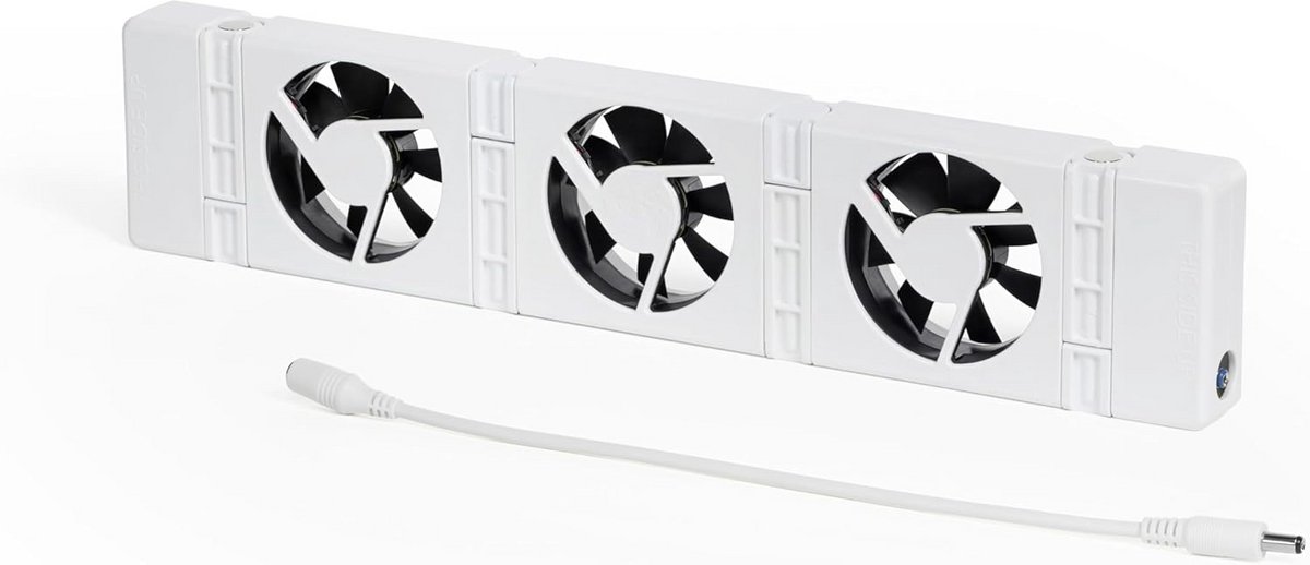 Radiator Ventilator Uitbreidingsset voor Onder Radiatoren - Energiebesparend en Geruisloos