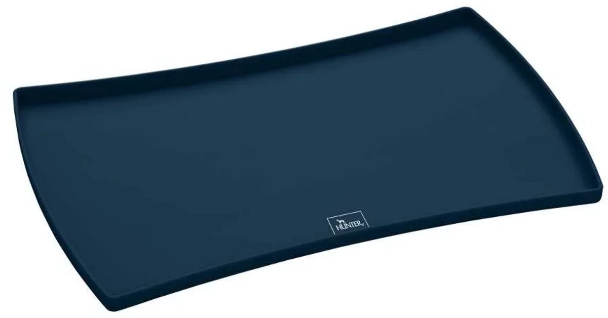 Hunter Voerbakmat Eiby Blauw 48 x 30 cm