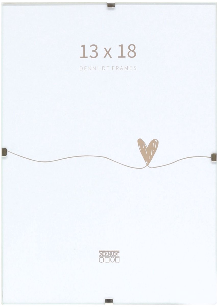 Deknudt Frames Wissellijst met clips - S200K9 - Voor foto: 13x18 cm