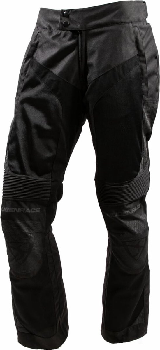 MUGENRACE Meshke Zwarte Waterdichte Textielbroek - Broek