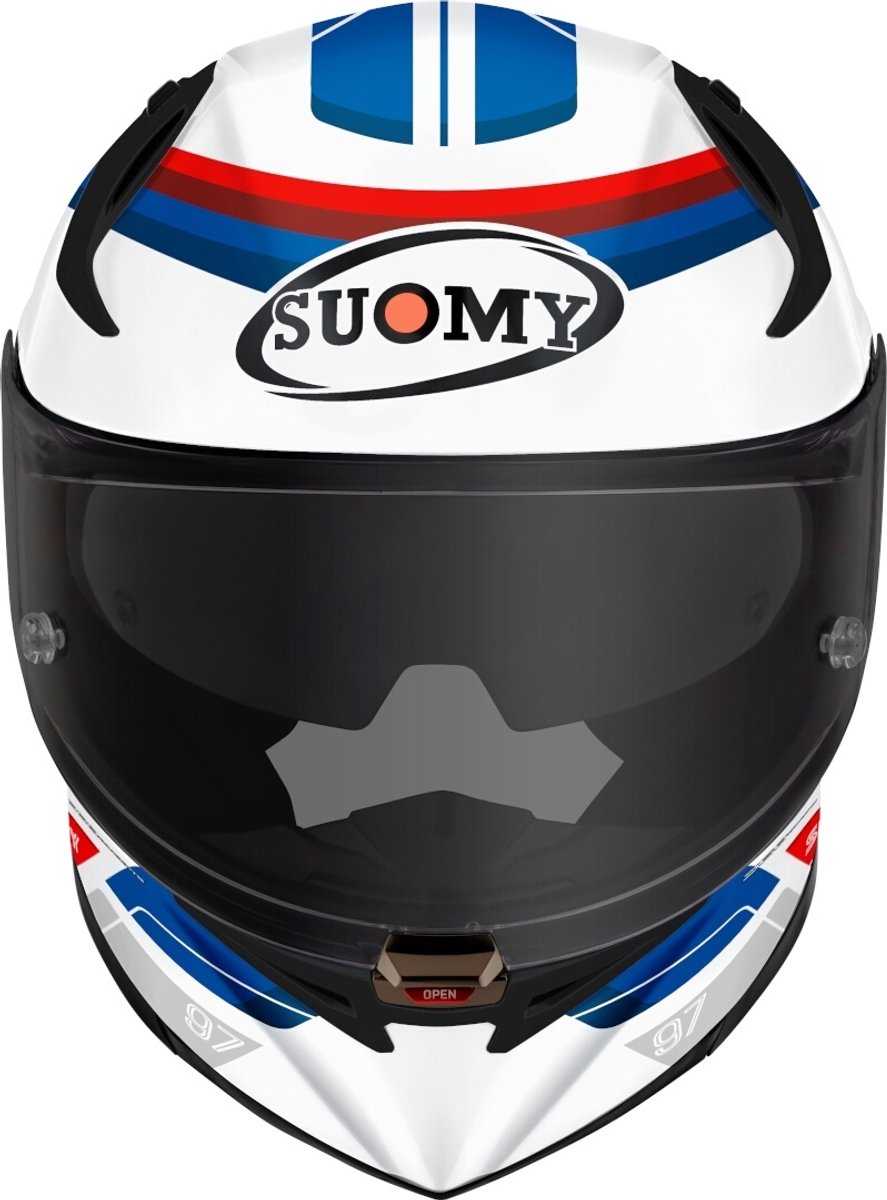 Suomy Speedstar 2 Vantage Wit Blauw Integraalhelm - Helm