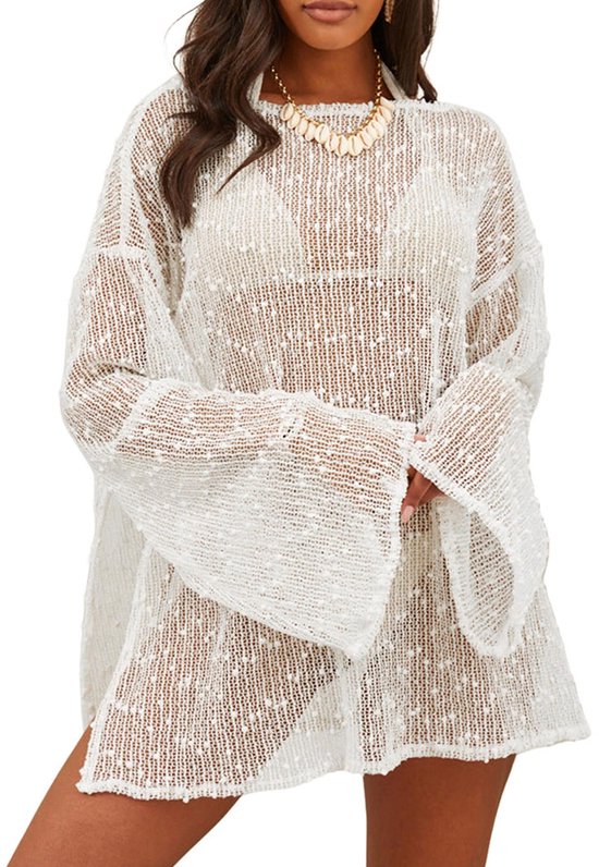 PYSEOSISE Strand Wrap Sarong, 2 Stuks Chiffon Bikini Cover Up, Dames