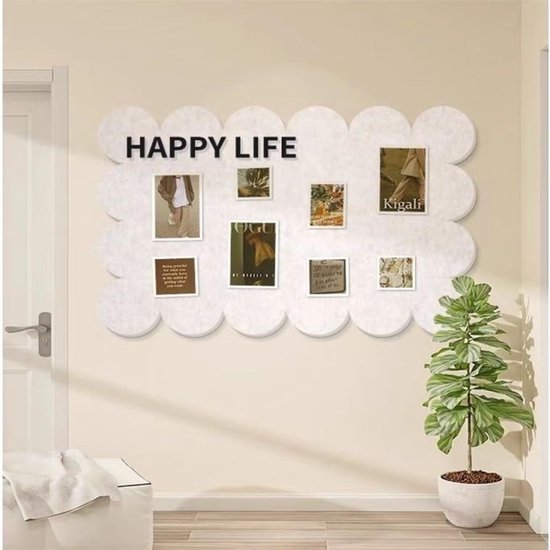 6 stuks prikborden, kurk, zelfklevend, kurkbord, zelfklevend, kleine kurkplank voor muur, bureau, thuis, klaslokaal, kantoor met 50 drukstiften voor pasta, notities, foto's, tijdschema's