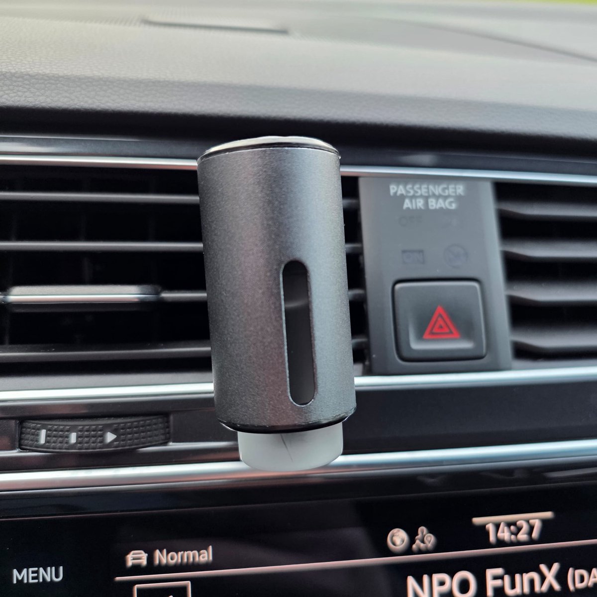 Intez -Auto parfum diffuser oplaadbaar- Car parfum - Navulbaar- met 3 geuren verwisselbaar