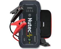 Nutec® 5-in-1 Jumpstarter 2000A - 12V Auto Accu Booster m...
