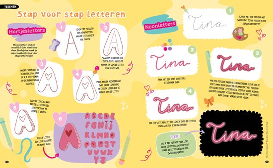Tina Boekspecial Creaboek - CreaChick - Lieve Merlijn - Vakantieboek - Zomerboek - Doeboek - Knutselen Meisjes - Creatief knutselboek kinderen - Puzzels - Tekenen - DIY - Boek Meisje - Invulboek - Kleuren - Invullen - DIY - Strips - Tijdschrift