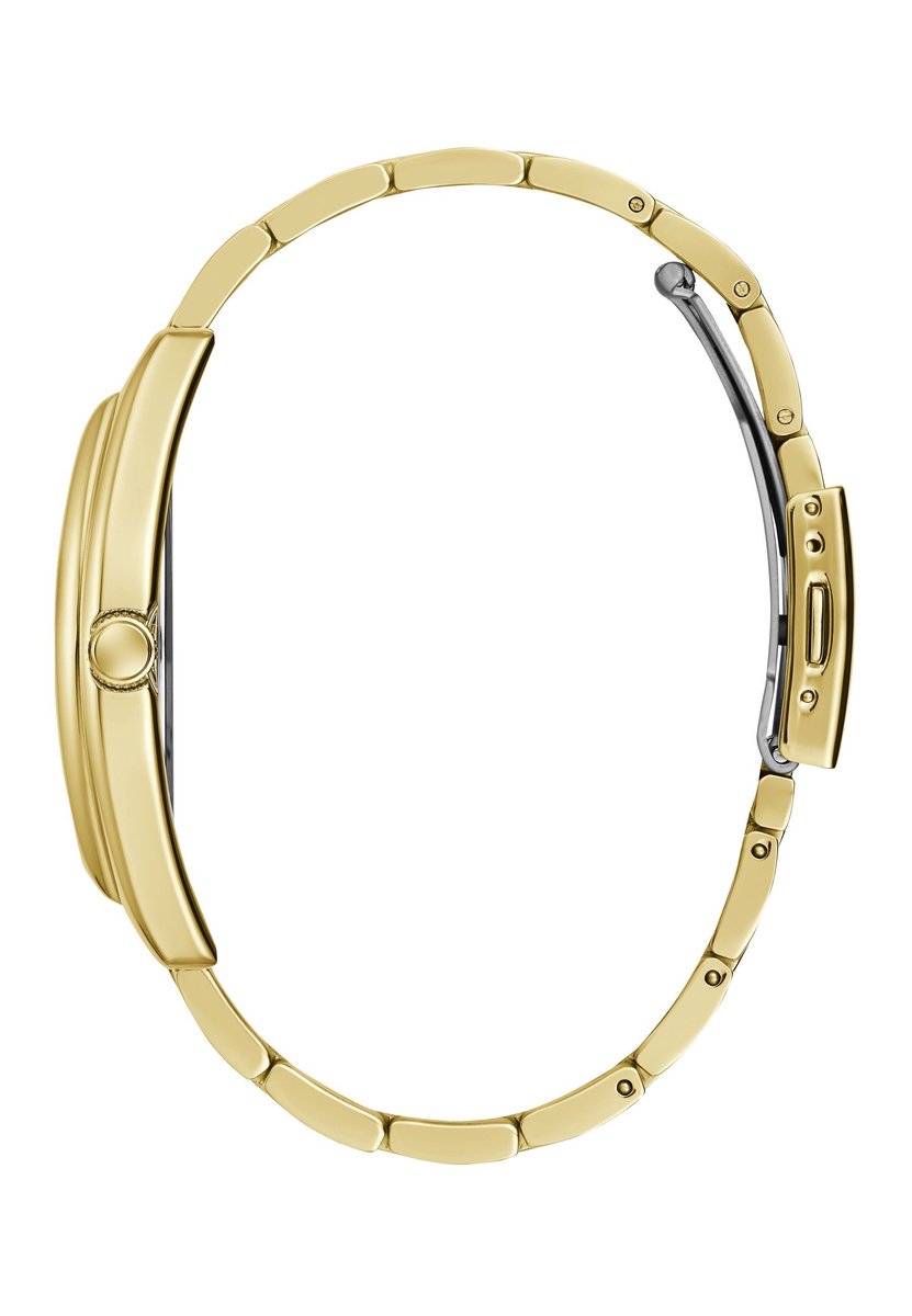 Guess Stature Quartz Analoog Horloge Goudkleurig Case: 100% Stainless Steel | Armband: 100% Stainless Steel 40.7 mm U1366G2M