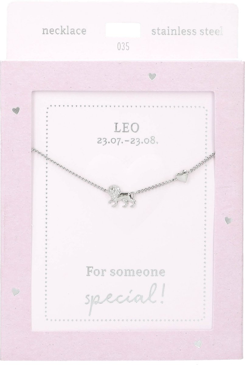Depesche - Ketting "Heart of Gold" - mot. 035 - Leo