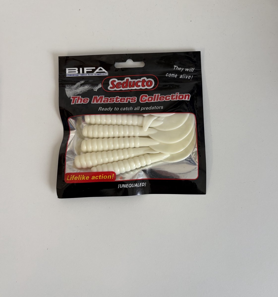 Bifa seducto visserij kunstaars 10 cm 5st.