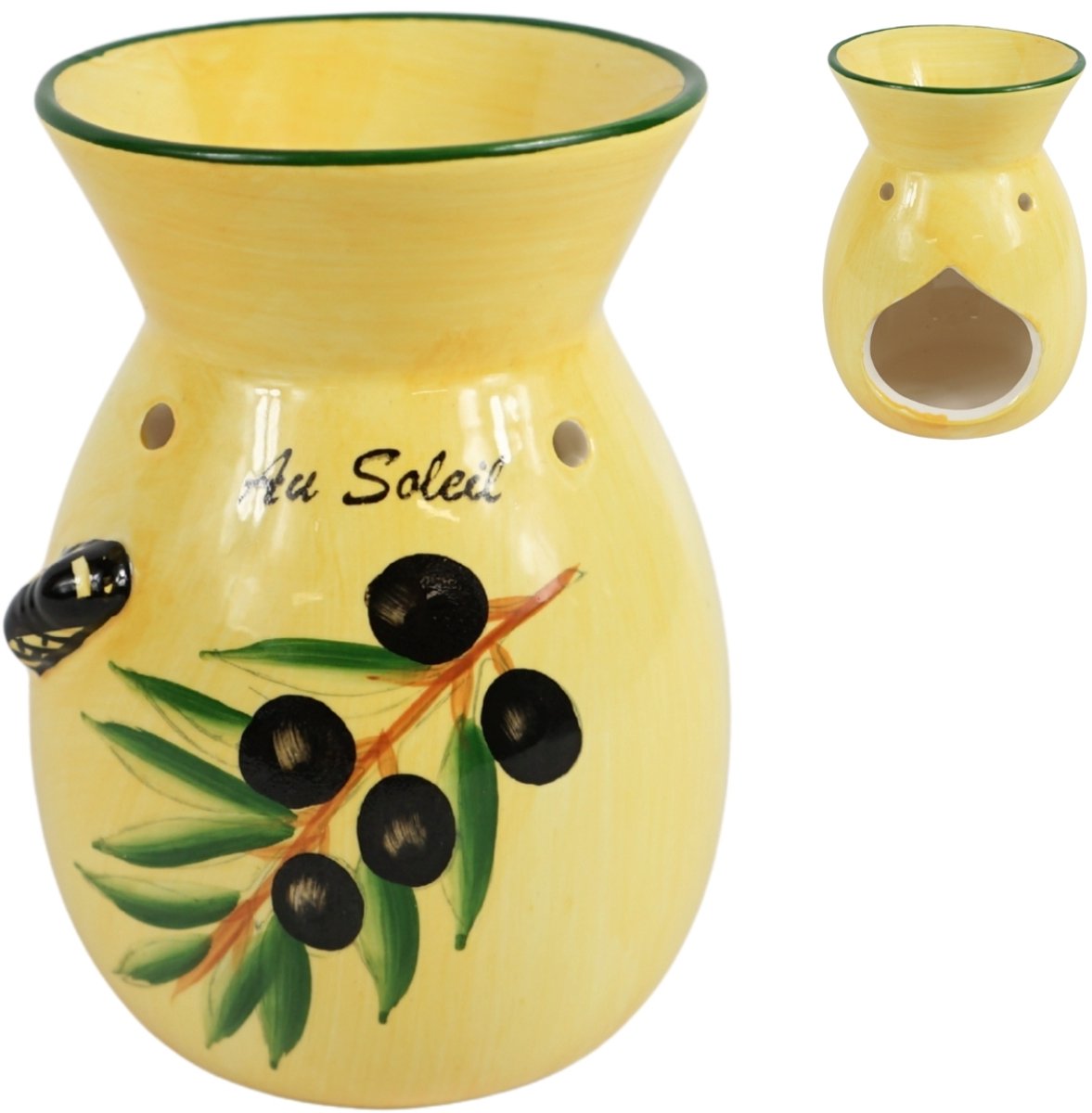 Geurbrander XL - Au soleil geel 14 cm - Geschikt voor geurolie of waxmelts