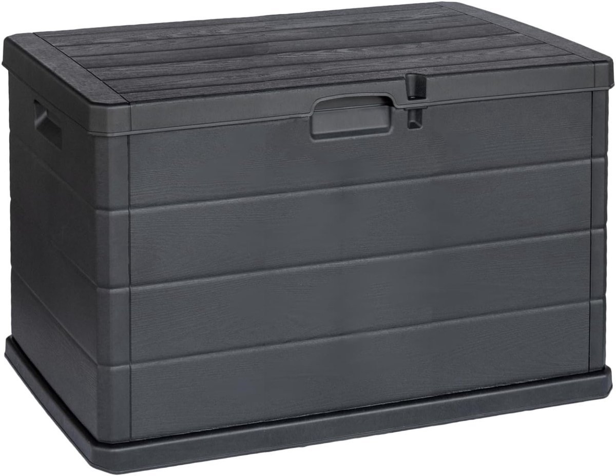 Bol.com Pro Garden- Opbergbox Kussenbox - Tuinkist 170 liter - Grijs- 75 x 44 x 53 cm aanbieding