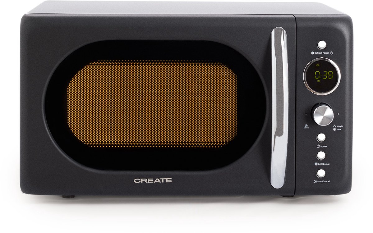 CREATE - Digitale magnetron-grill 900 W - Zwart thumbnail 2