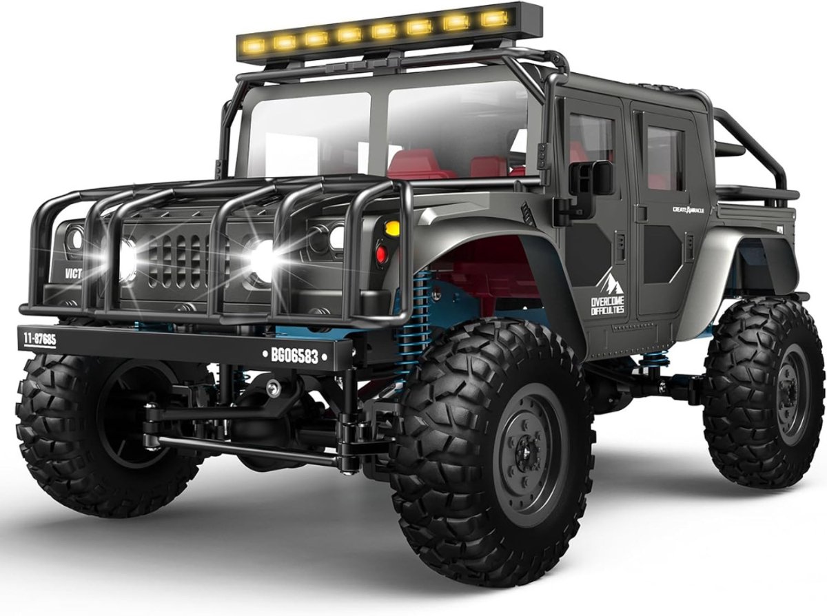 SCH® RC Auto Offroad - RC Auto - Zwart - 36cm x 21cm x 18cm