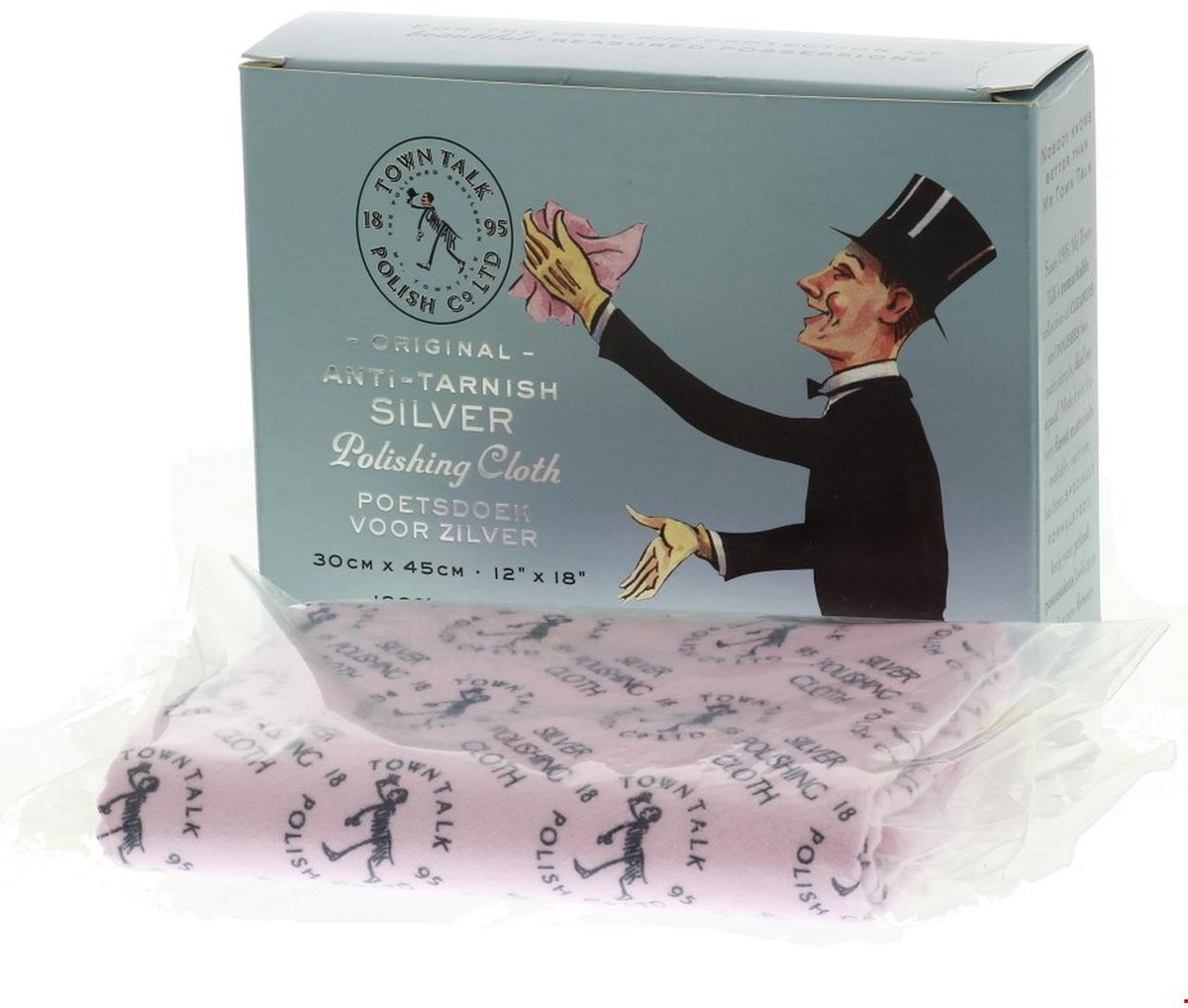 Town Talk poetsdoek voor gouden sieraden.