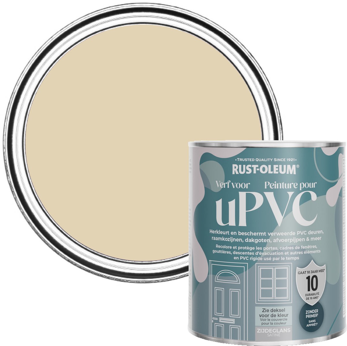 Rust-Oleum Verf voor PVC, Zijdeglans - Sandhaven 750ml