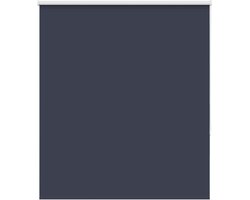 vidaXL - Rolgordijn - verduisterend - 130x130 - cm - stofbreedte - 126,6 - cm - blauw