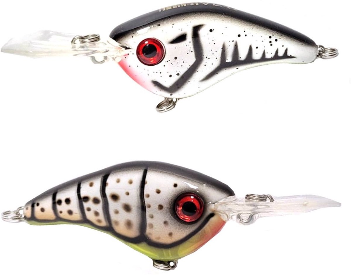 River7 MD Two Tone Crankbait Ghost Perch 6cm Ghost Perch