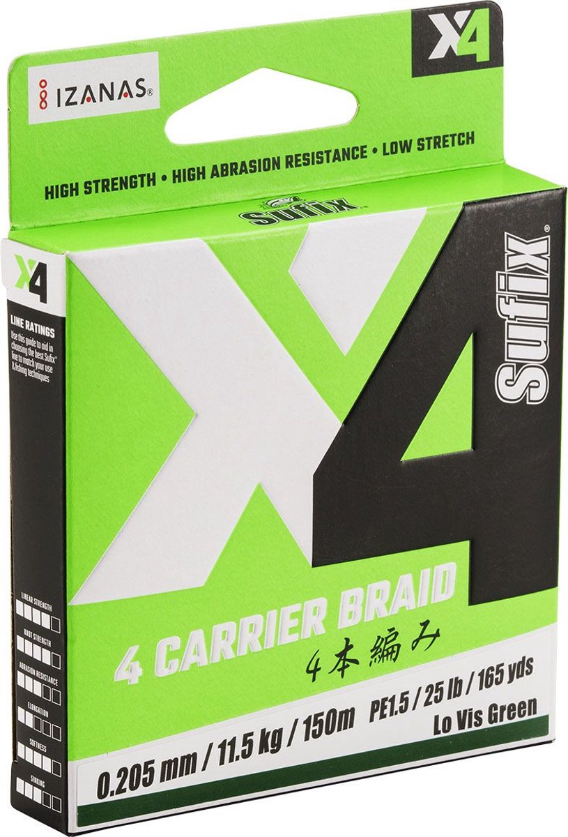 Sufix X4 Braid 0.128mm