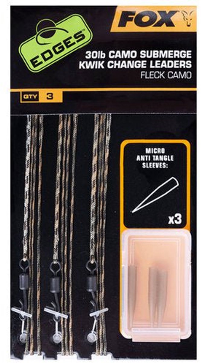Fox Edges Camo Submerge leaders Kwik Change - 40lb - Camo van Fox — afbeelding 3