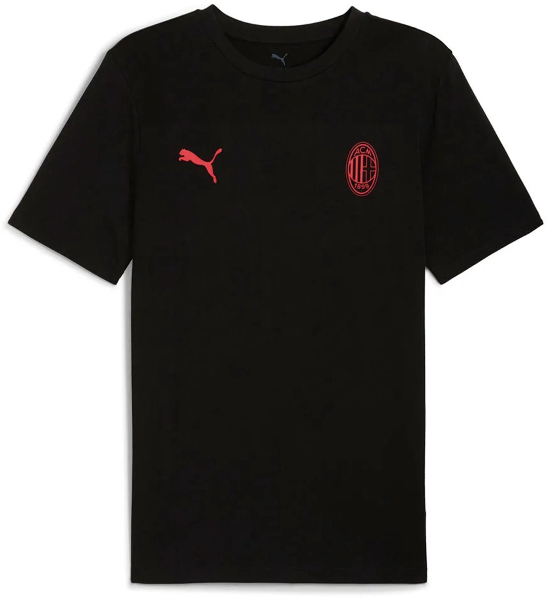 Puma Ac Milan Football Essentials T-shirt Met Korte Mouwen Zwart L Man