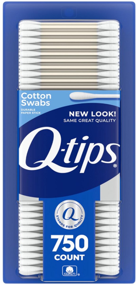 Q-tips Wattenstaafjes Original 100% Katoen – Hygiëne & Beauty – Extra Voordeelpack 750 stuks