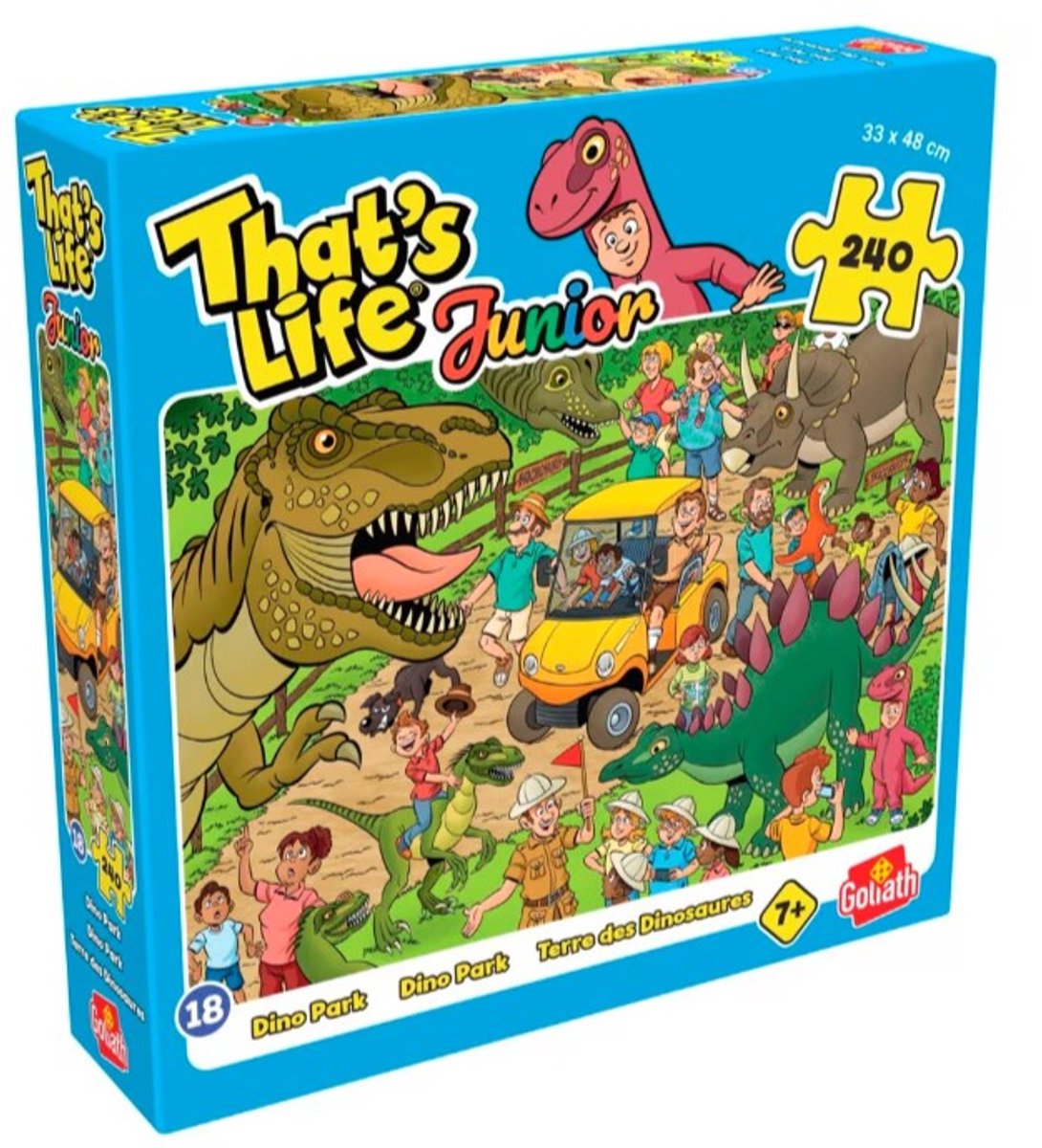 Goliath Puzzel That's Life Junior 18 Dinopark