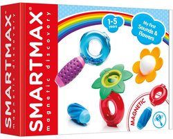 SmartMax My First Sounds & Flowers - Magnetische Bloemen & Geluidjes - Sensorische Bouwset voor Peuters - Educatief Speelgoed - Vanaf 1 Jaar