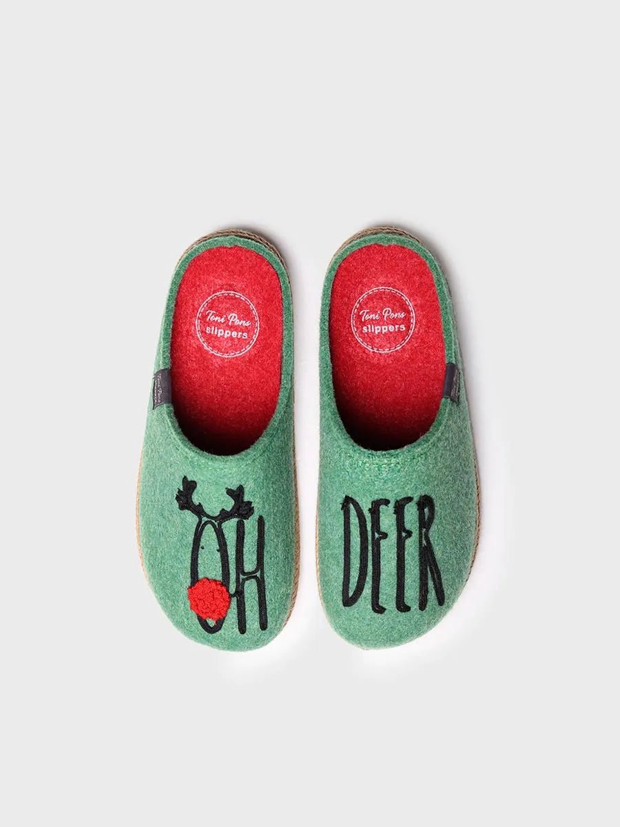 Damesslippers van vilt | DELI-DR