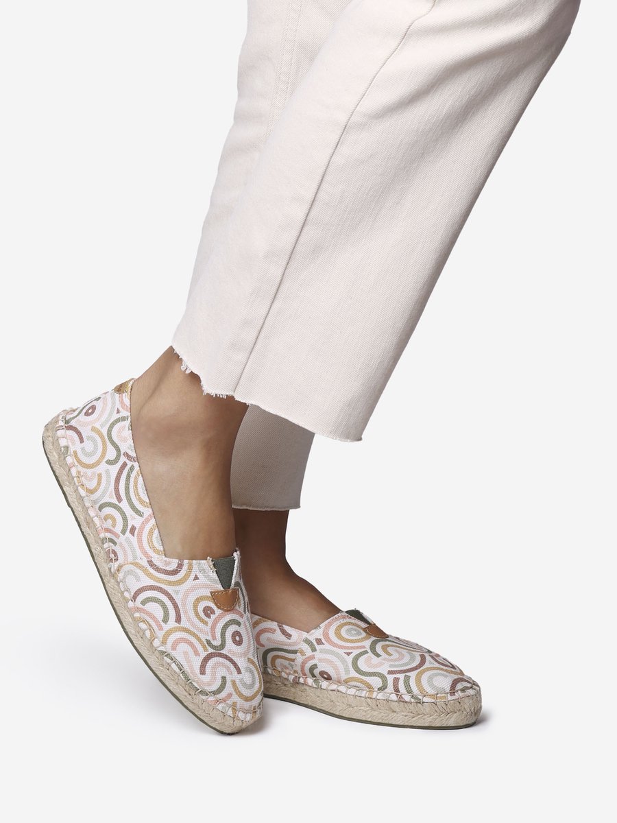 Klassieke unisex espadrille met print | BLANES-TJ